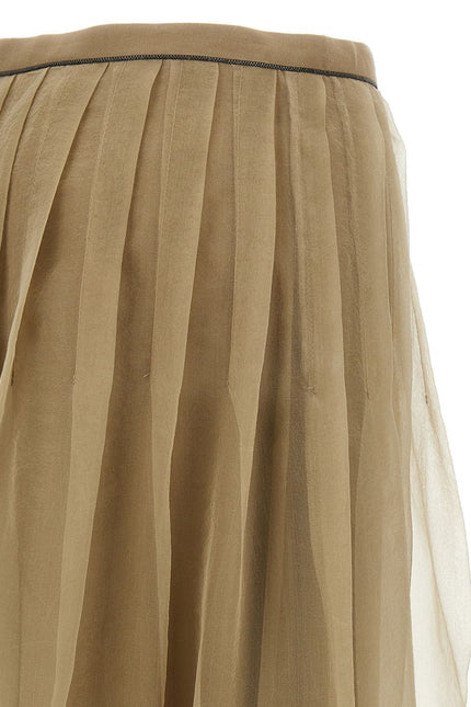 Brunello Cucinelli Skirts Beige