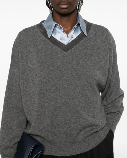 Brunello Cucinelli Sweaters Grey