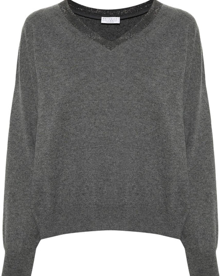 Brunello Cucinelli Sweaters Grey