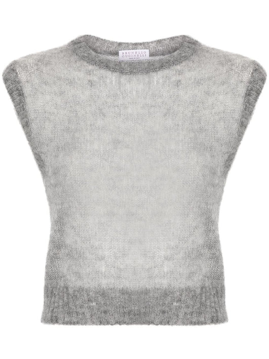 Brunello Cucinelli Sweaters Grey