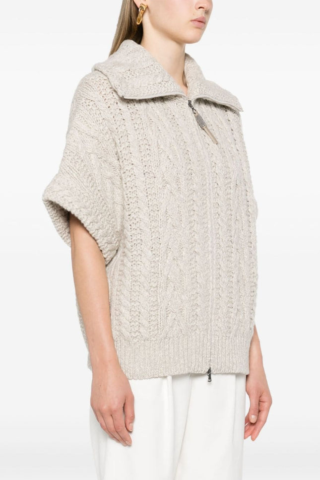 Brunello Cucinelli Sweaters Light Grey