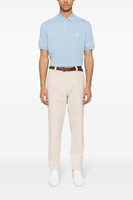 Brunello Cucinelli T-Shirts And Polos Clear Blue