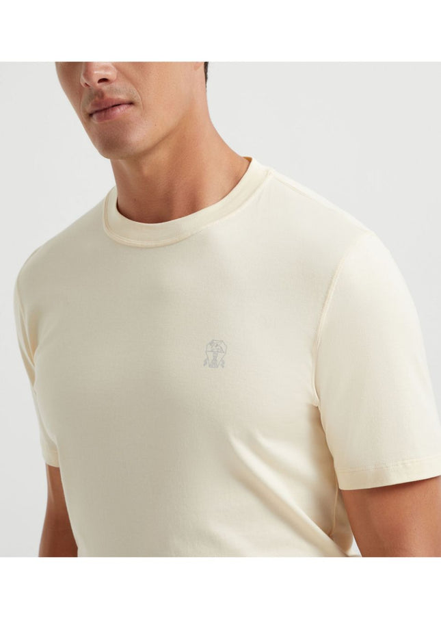 Brunello Cucinelli T-shirts and Polos Beige