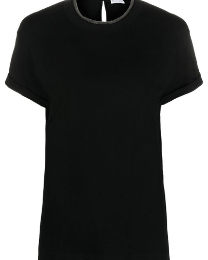 Brunello Cucinelli T-shirts and Polos Black