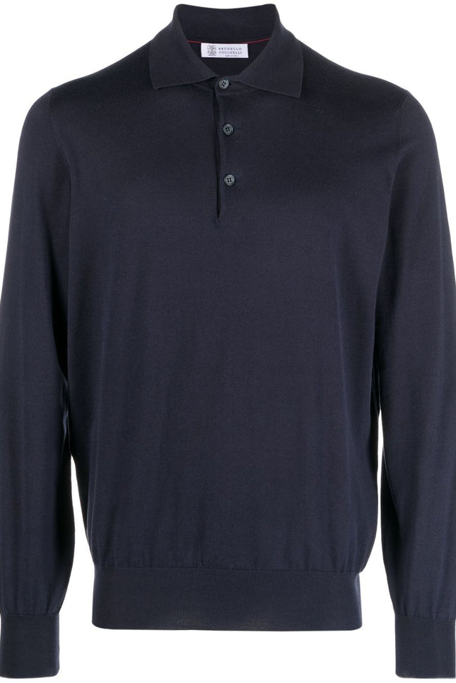 Brunello Cucinelli T-shirts and Polos Blue