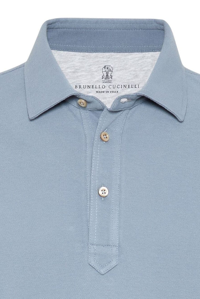 Brunello Cucinelli T-shirts and Polos Clear Blue