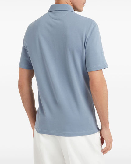 Brunello Cucinelli T-shirts and Polos Clear Blue