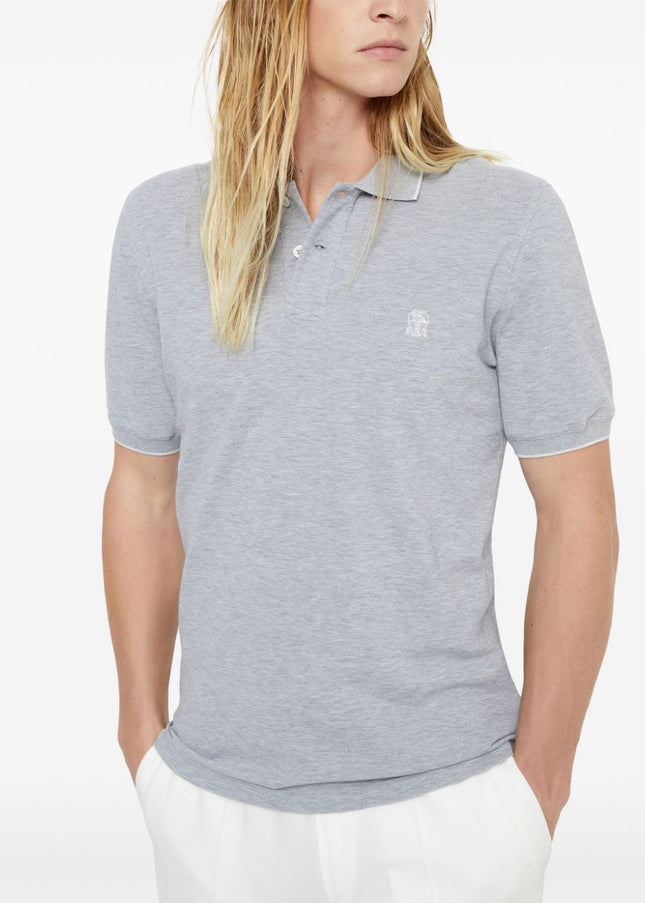 Brunello Cucinelli T-shirts and Polos Grey