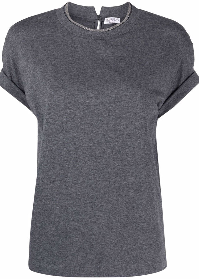 Brunello Cucinelli T-shirts and Polos Grey