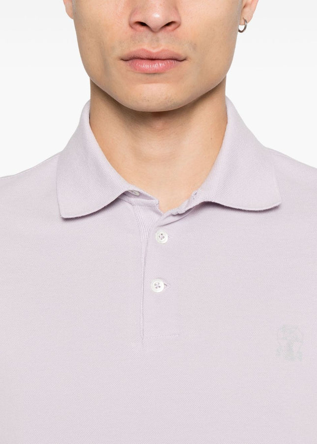 Brunello Cucinelli T-shirts and Polos Purple