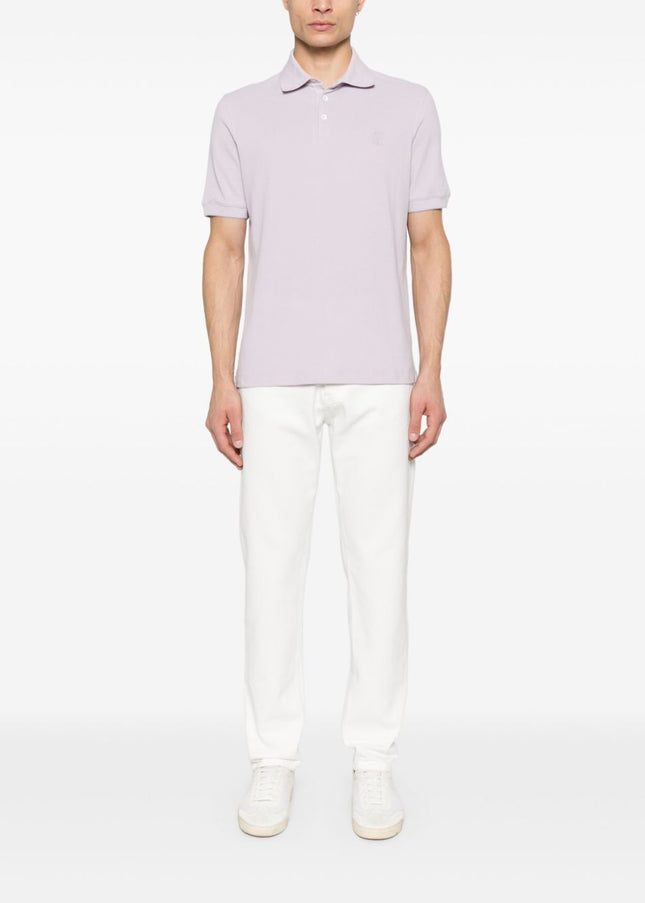 Brunello Cucinelli T-shirts and Polos Purple