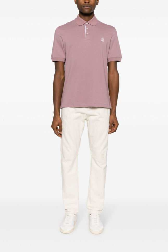 Brunello Cucinelli T-Shirts And Polos Purple
