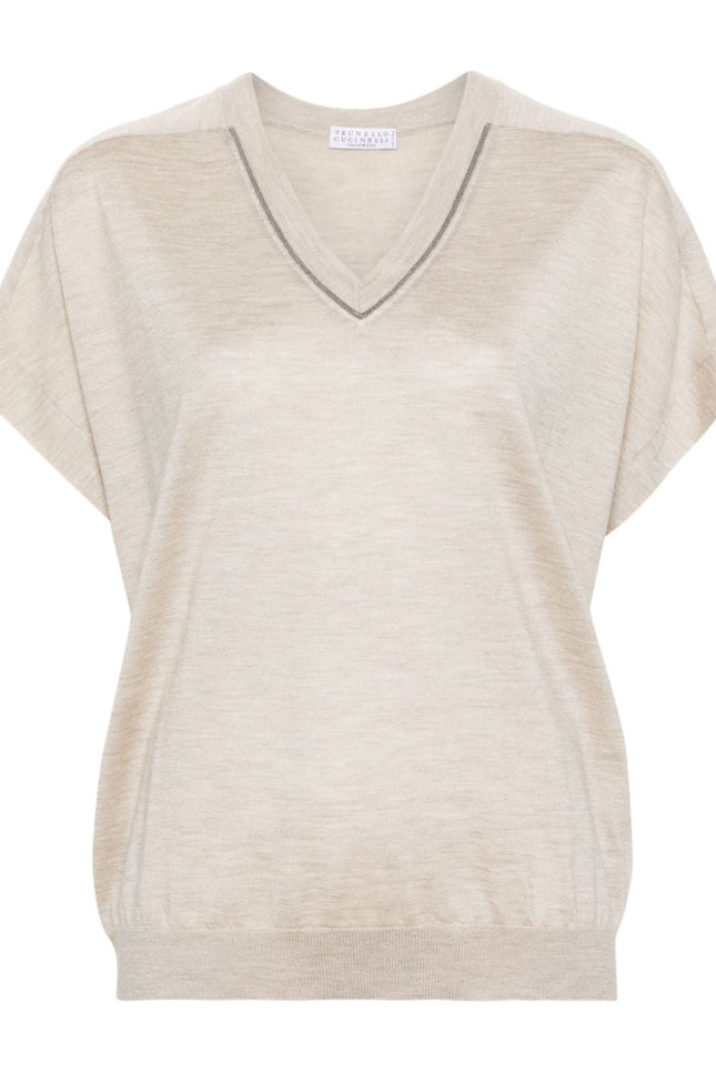 Brunello Cucinelli Top Beige