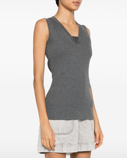 Brunello Cucinelli Top Grey