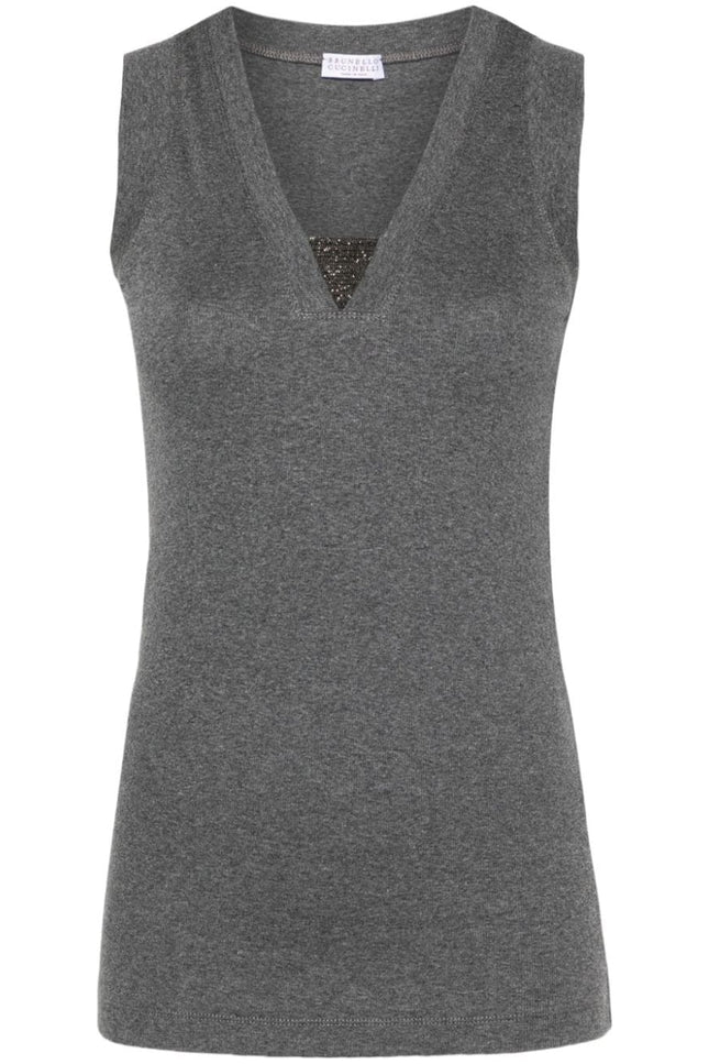 Brunello Cucinelli Top Grey