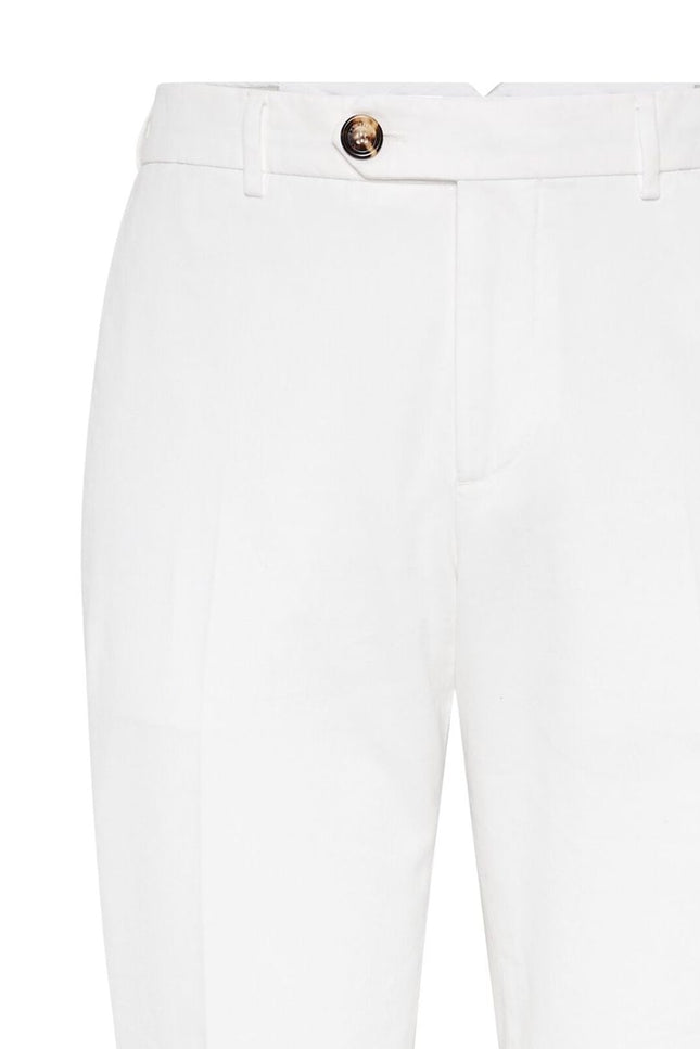 Brunello Cucinelli Trousers White