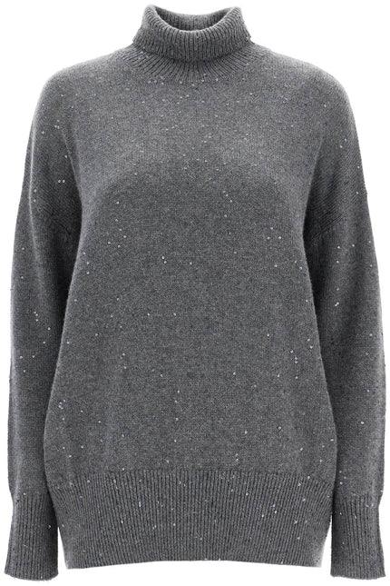 Brunello Cucinelli cashmere and silk pullover set - Grey