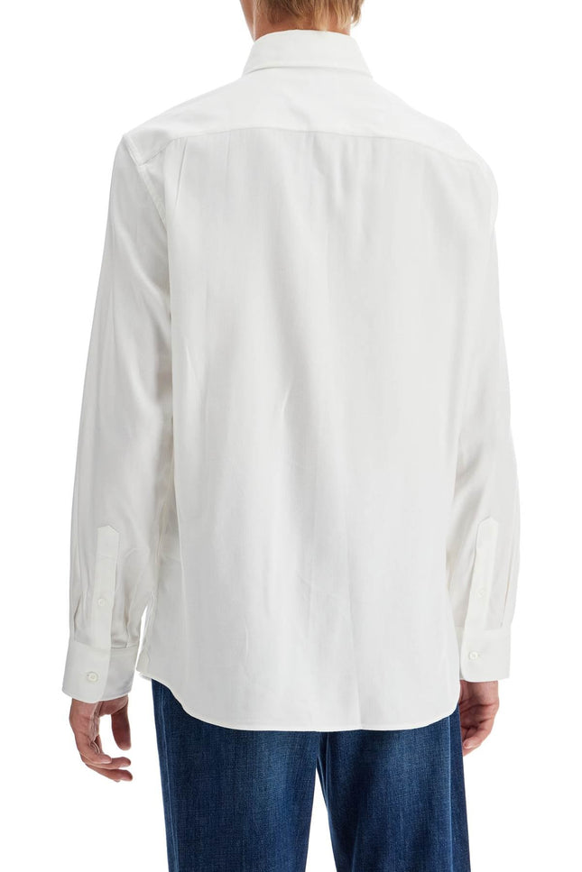 Brunello Cucinelli easy fit cotton and lyocell shirt