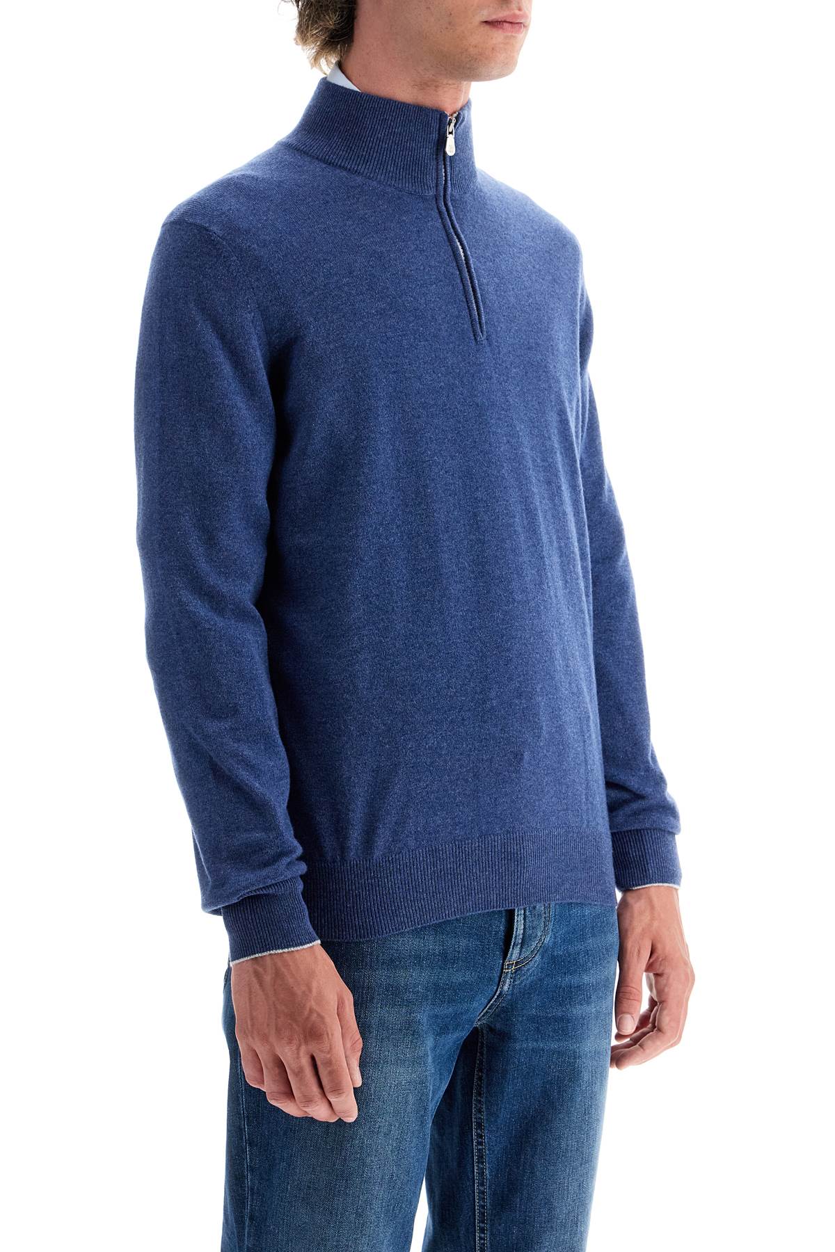 Brunello Cucinelli high-neck cashmere pullover sweater