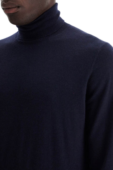 Brunello Cucinelli high-neck pullover sweater - Blue
