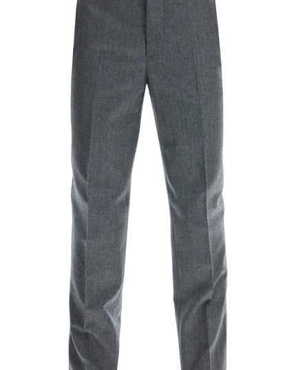 Brunello Cucinelli italian fit flannel trousers for a