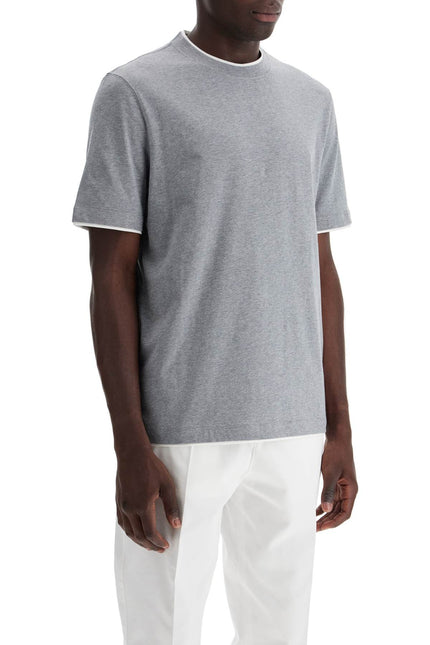 Brunello Cucinelli layered-effect t-shirt