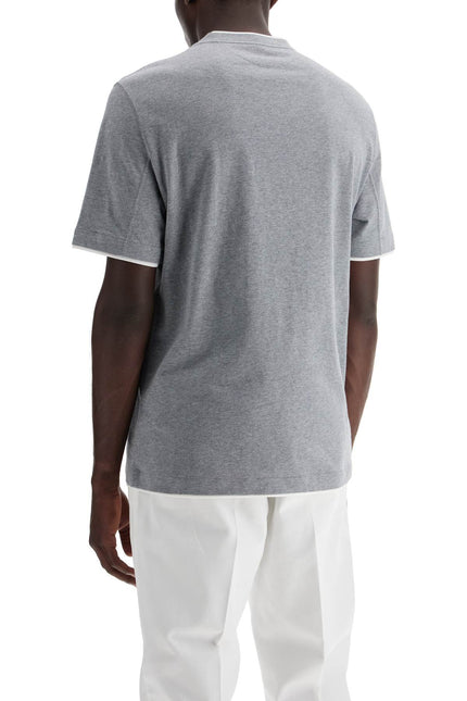 Brunello Cucinelli layered-effect t-shirt