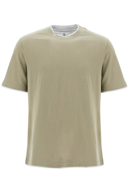 Brunello Cucinelli layered-effect t-shirt