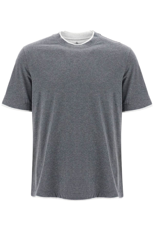 Brunello Cucinelli layered-effect t-shirt