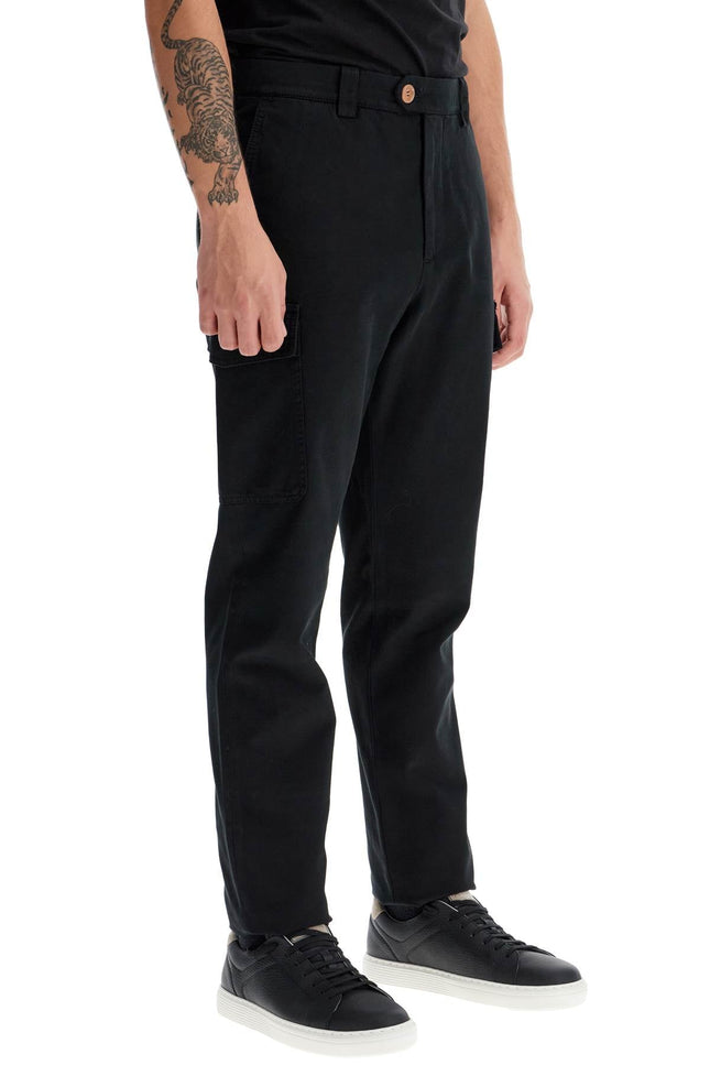 Brunello Cucinelli leisure fit gabardine trousers