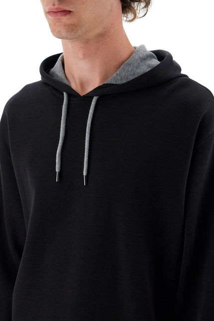 Brunello Cucinelli lightweight hoodie with hood - Black