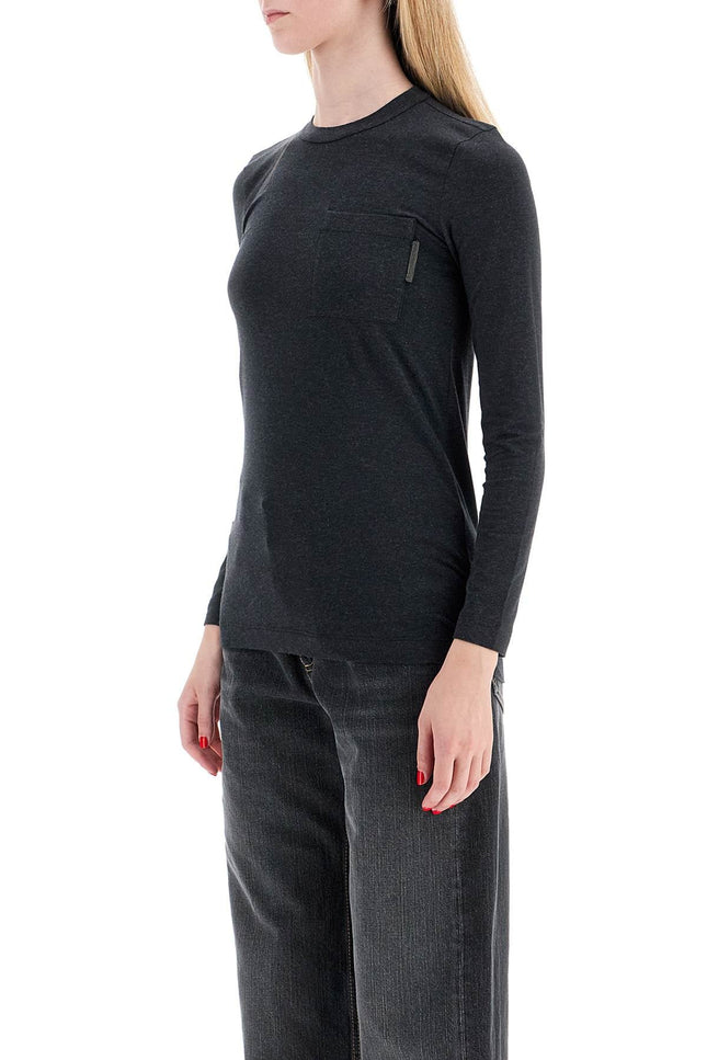 Brunello Cucinelli "long-sleeved shiny tab