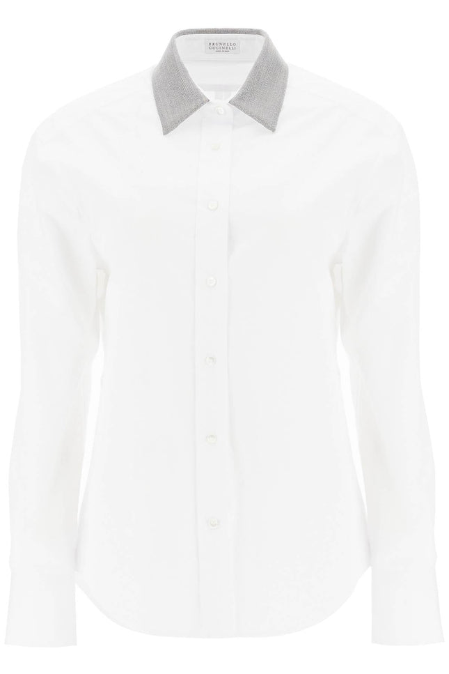 Brunello Cucinelli "shirt with beaded collar