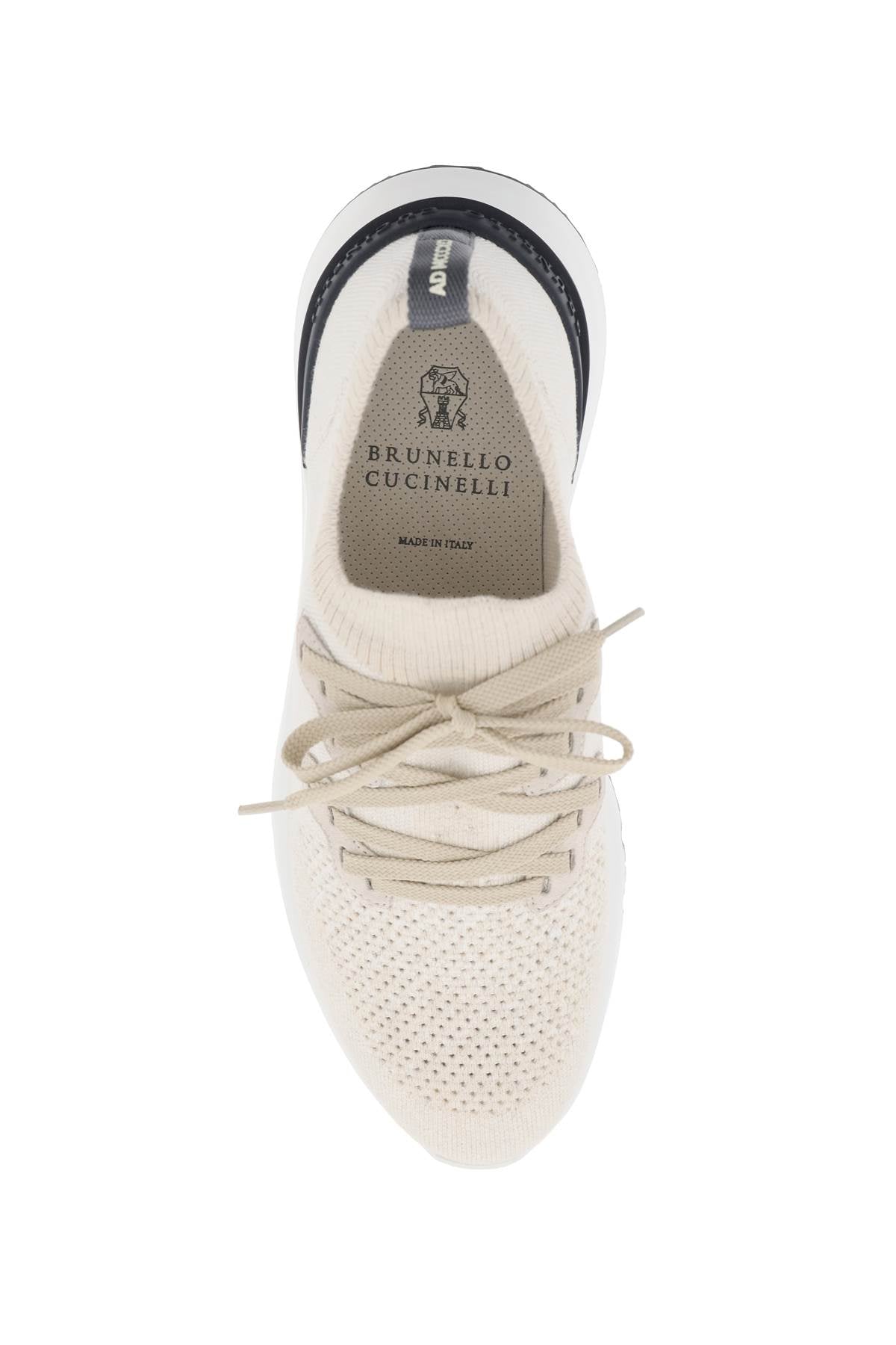 Brunello cucinelli knit chine sneakers in-men > shoes > sneakers-Brunello Cucinelli-Urbanheer
