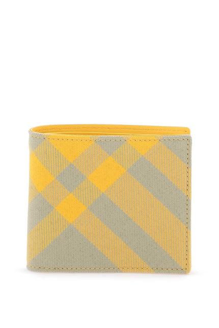 Burberry bi-fold check wallet-men > accessories > wallets and small leather goods > wallets-Burberry-os-Mixed colours-Urbanheer