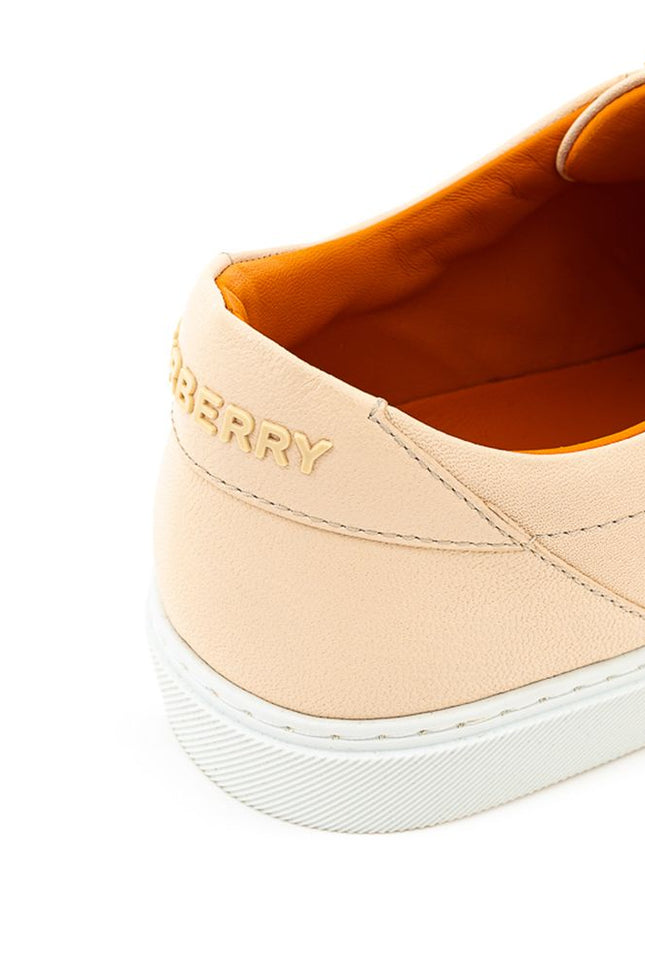 Burberry Pink Leather Sneaker