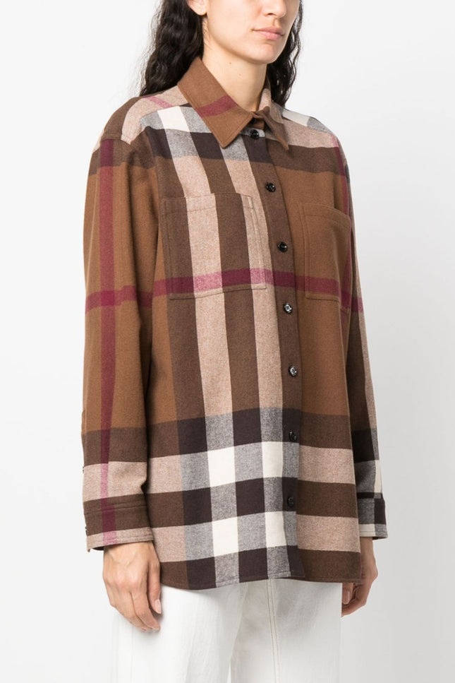 Burberry Shirts Brown