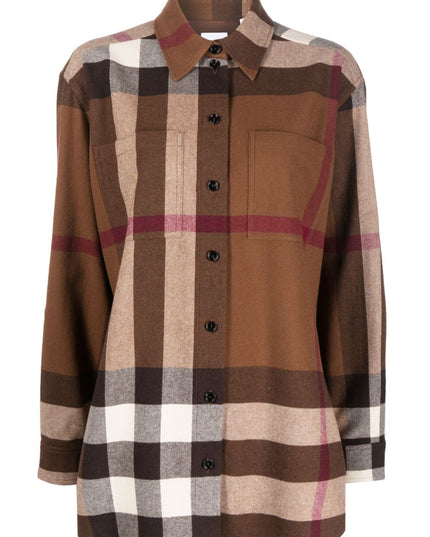 Burberry Shirts Brown