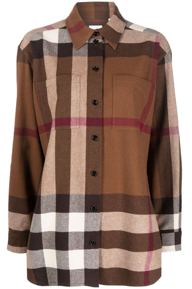 Burberry Shirts Brown