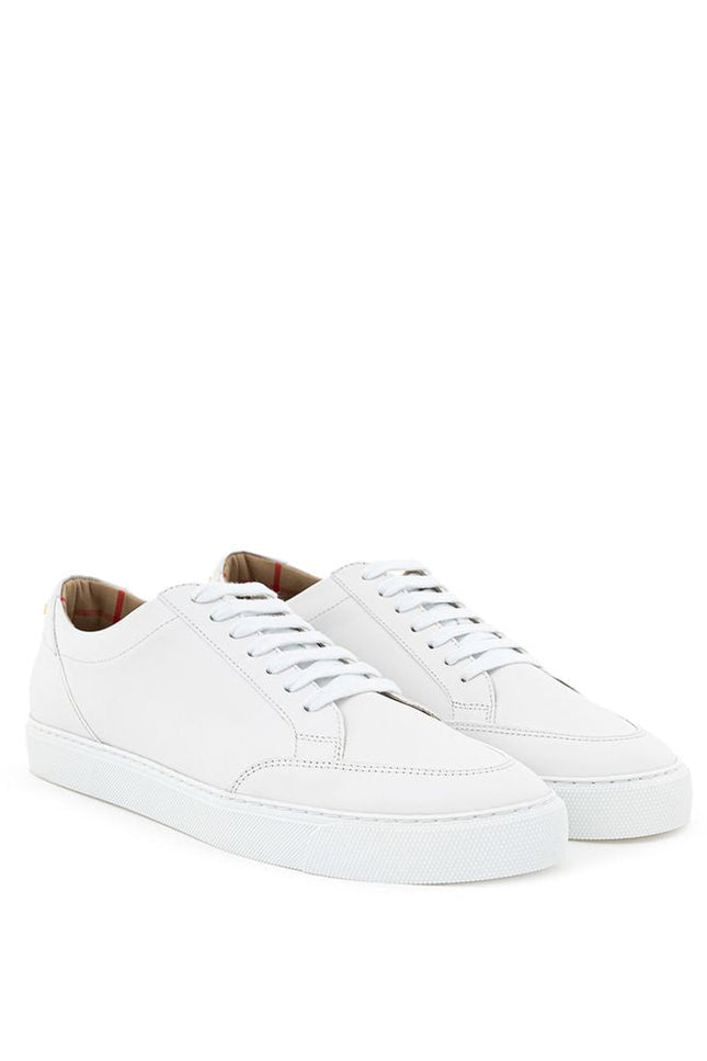 Burberry White Leather Sneaker