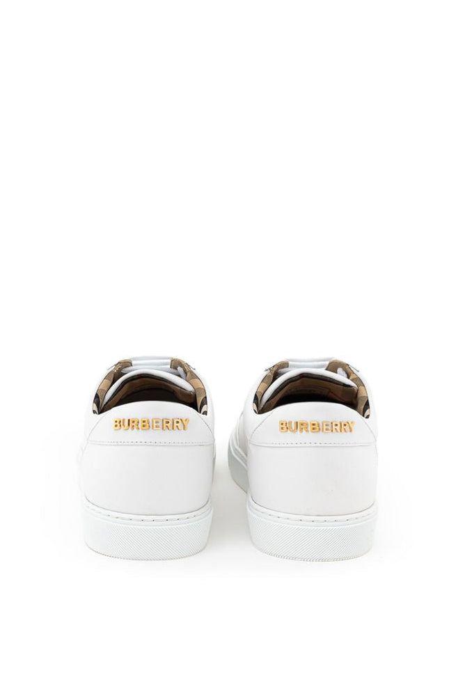 Burberry White Leather Sneaker