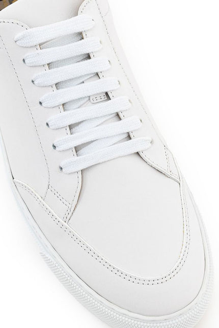 Burberry White Leather Sneaker