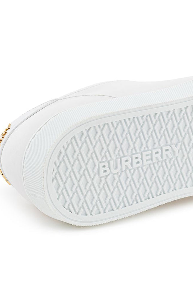 Burberry White Leather Sneaker