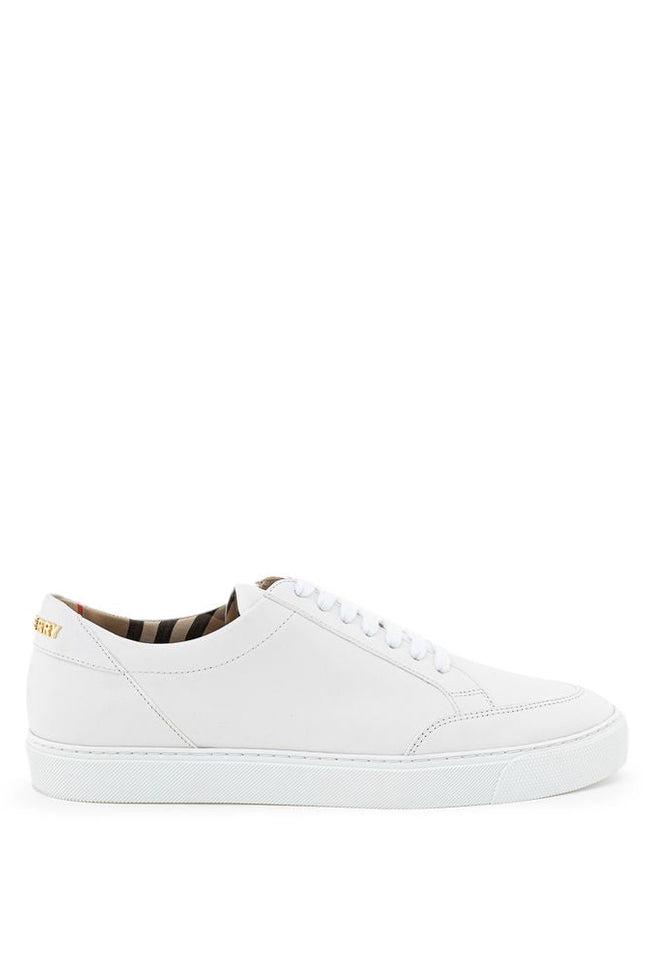 Burberry White Leather Sneaker