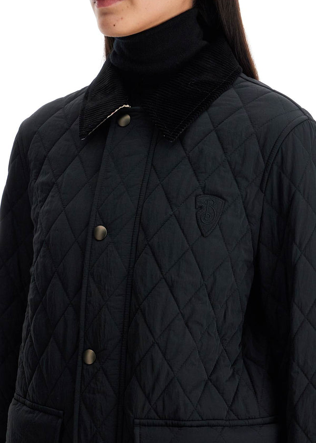 Burberry b shield quilted jacket