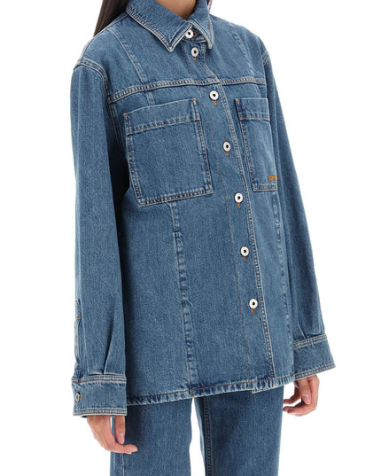 Burberry 'bensen' denim overshirt