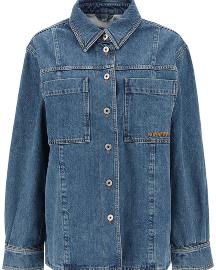 Burberry 'bensen' denim overshirt