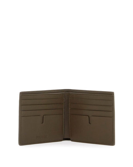 Burberry book wallet in coated canvas bi-fold design