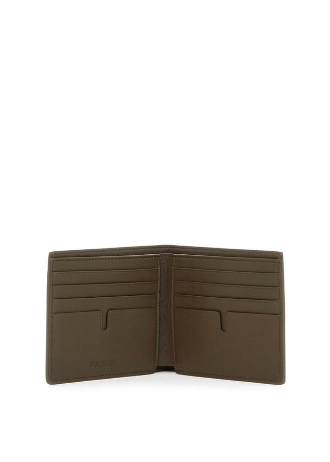 Burberry book wallet in coated canvas bi-fold design