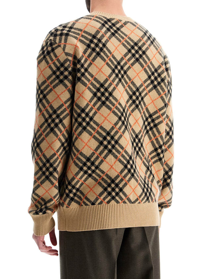 Burberry cashmere check pullover swe